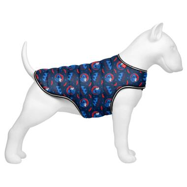 Курточка-накидка для собак WAUDOG Clothes, малюнок Бетмен червоно-блакитний, XL, А 47 см, B 68-80 см, З 42-52 см (506-4003) (4823089359106) фото №1