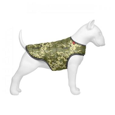 Курточка-накидка для собак WAUDOG Clothes, малюнок Мілітарі, M, А 37 см, B 52-62 см, З 37-46 см (504-4026) (4823089358604) фото №1