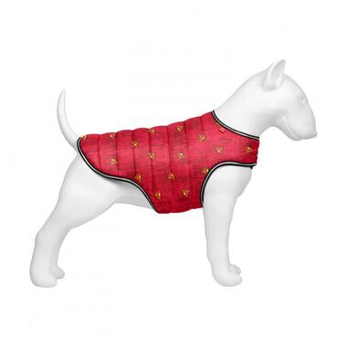 Курточка-накидка для собак WAUDOG Clothes, малюнок Супермен червоний, L, А 41 см, B 58-70 см, З 42-52 см (505-4007) (4823089359212) фото №1