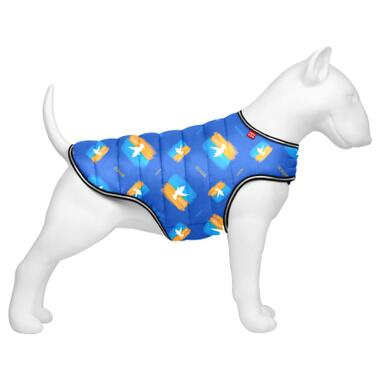 Курточка-накидка для собак WAUDOG Clothes, малюнок Прапор, M, А 37 см, B 52-62 см, З 37-46 см (504-0229) (4823089358208) фото №1