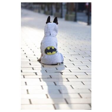 Комбінезон для собак WAUDOG Clothes, малюнок Бетмен лого, софтшелл, M35, B 54-60 см, З 34-40 см (308-2001) (4823089347455) фото №6