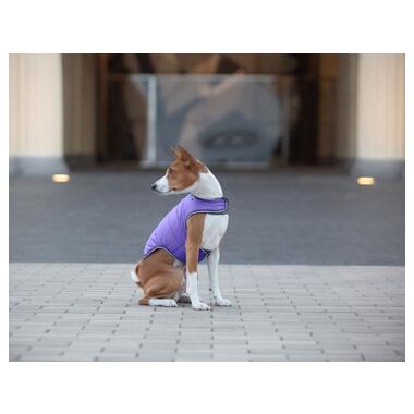 Курточка-накидка для собак AiryVest, XL, B 68-80 см, З 42-52 см фіолетовий (15459) (4823089348544) фото №6