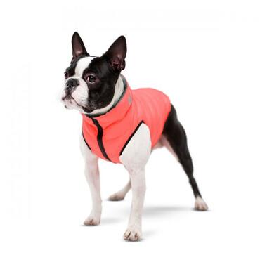 Курточка для собак AiryVest двостороння, розмір L 55, коралово-сіра (1695) (4823089304311) фото №4