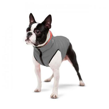 Курточка для собак AiryVest двостороння, розмір L 55, коралово-сіра (1695) (4823089304311) фото №2
