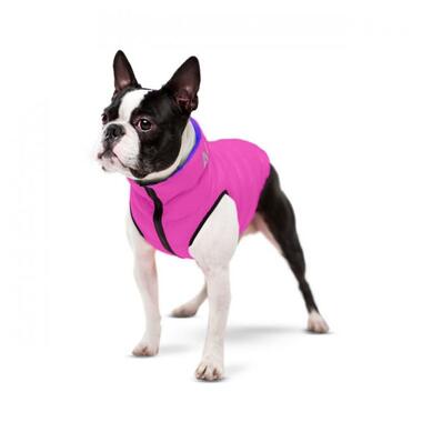Курточка для собак AiryVest двостороння, розмір M 40, рожево-фіолетова (1842) (4823089304519) фото №3
