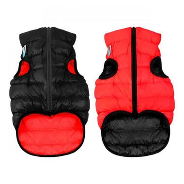 Курточка для собак AiryVest двостороння, розмір M 45, червоно-чорна (1580) (4823089302898) фото №1