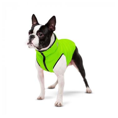 Курточка для собак AiryVest двостороння, розмір XS 22, салатово-чорна (1716) (4823089304724) фото №3