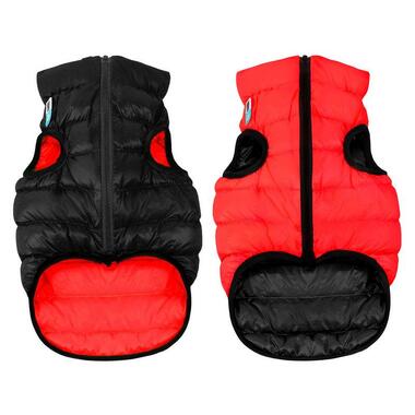 Курточка для собак AiryVest двостороння, розмір XS 22, червоно-чорна (1700) (4823089304656) фото №1
