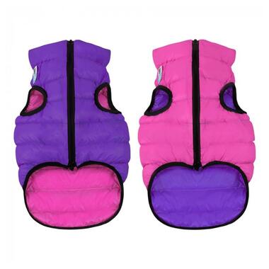 Курточка для собак AiryVest двостороння, розмір XS 22, рожево-фіолетова (1710) (4823089304670) фото №1