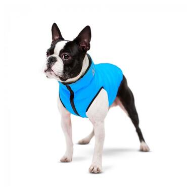 Курточка для собак AiryVest двостороння, розмір XS 25, чорно-блакитна (1599) (4823089300016) фото №3