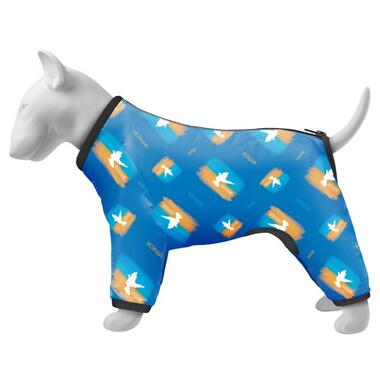 Вітрівка для собак WAUDOG Clothes, малюнок Прапор, XS25, 36-38 см, З 26-28 см (5325-0229) (4823089355108) фото №1