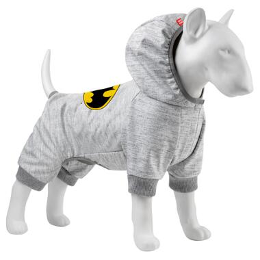 Комбінезон для тварин Collar WAUDOG Clothes Бетмен лого софтшелл S30 B 50-55 см С 35-39 см (304-2001) фото №1