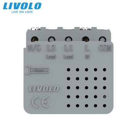 Механізм розетка USB type C із блоком живлення 45W Livolo білий (VL-FCUC-2WP) фото №4