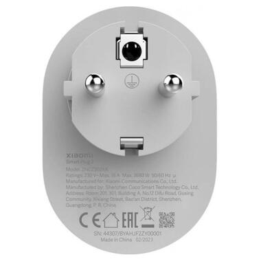 Розумна розетка Xiaomi Mi Smart Plug 2 Wi-Fi white (ZNCZ302KK/BHR6868EU) фото №4