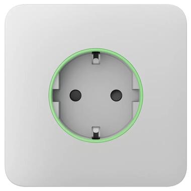 Передня панель для вбудованої розетки Ajax SoloCover for Outlet Basic білий (000046683) фото №1
