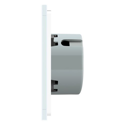 Сенсорний вимикач Livolo 1 1 1 1 1, колір білий, скло (VL-C705-11) фото №4