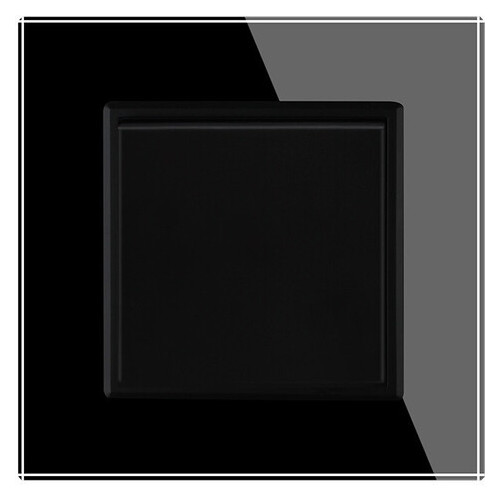Клавішний прохідний вимикач Livolo 1 лінія колір чорний (VL-C7K1S-12) фото №1
