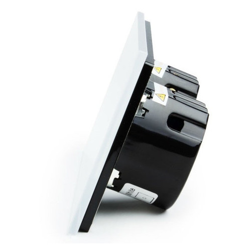 Безконтактний вимикач Livolo 1-1, колір білий, скло матеріал (VL-C701/C701PRO-11) фото №2