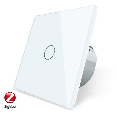 Сенсорний вимикач WiFi Livolo ZigBee білий (VL-C701Z-11) фото №3