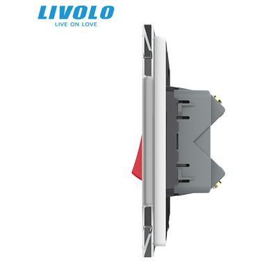 Майстер вимикач 20 ампер Livolo білий (VL-C7KMKV20A-2WP) фото №3