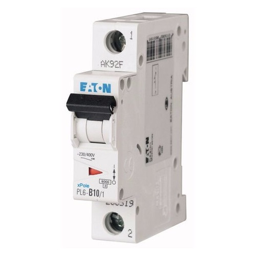 Автоматичний вимикач Eaton 1-полюсний PL6-C16/1 (10025822) фото №1