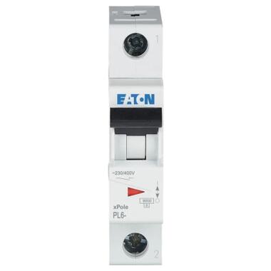Автоматический выключатель Eaton 1-п. М1 В 10А PL6 6кА фото №2