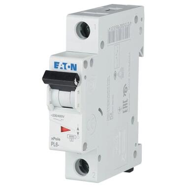 Автоматический выключатель Eaton 1-п. М1 В 10А PL6 6кА фото №1