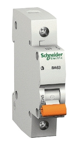 Автоматичний вимикач 1-полюсний Schneider Electric BA63 1P 16A C 11203 фото №1