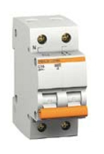 Автоматичний вимикач 2-полюсний Schneider Electric BA63 1P n 25A C 11215 фото №1