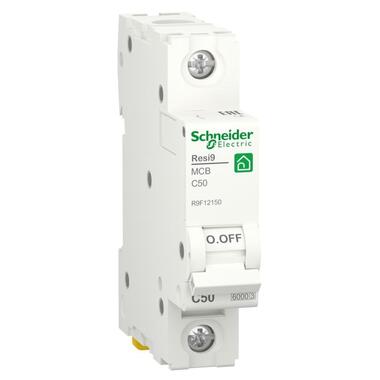 Автоматичний вимикач Schneider RESI9 1пол 6kA 1P 50A C R9F12150 фото №1