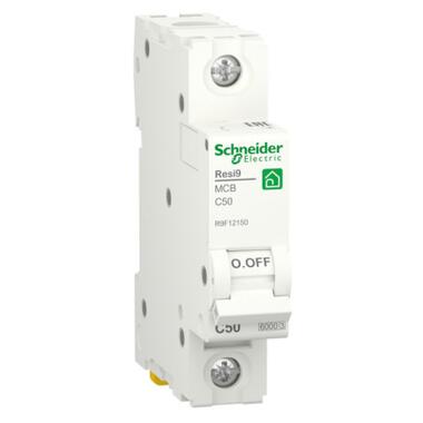 Автоматичний вимикач Schneider RESI9 1пол 6kA 1P 50A C R9F12150 фото №6