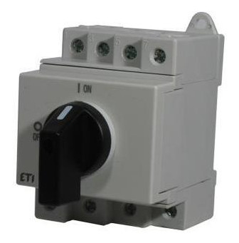 Вимикач навантаження ETI PV LS 25  4р 1-0 25A 1000V DC Green Protect фото №1