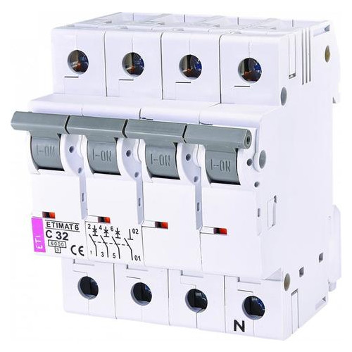 Автоматичний вимикач ETI ETIMAT 6 3p NC 32А 6 kA (2146519) фото №1