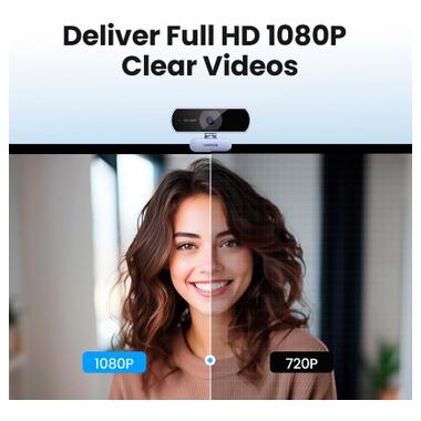 Веб-камера Ugreen CM678 HD USB-A (15728) фото №6