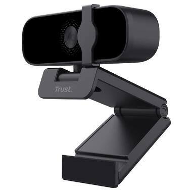 Веб-камера Trust Tanor Full HD Black (25548) фото №2