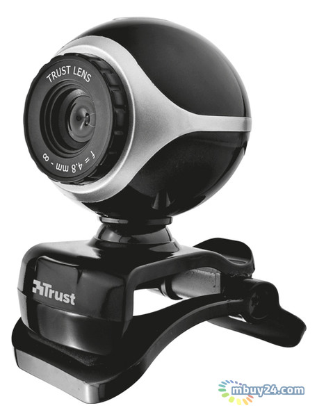 Веб-камера Trust Exis веб-камера Чорно-Срібна (17003) фото №1