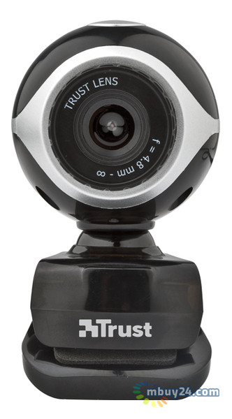 Веб-камера Trust Exis веб-камера Чорно-Срібна (17003) фото №2