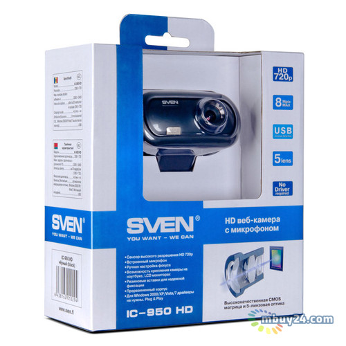 Веб-камера Sven IC-950HD фото №6