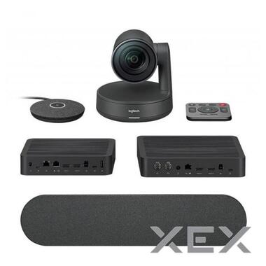 Веб-камера Logitech Rally Plus Ultra-HD Dual Speaker ConferenceCam (960-001224) фото №2