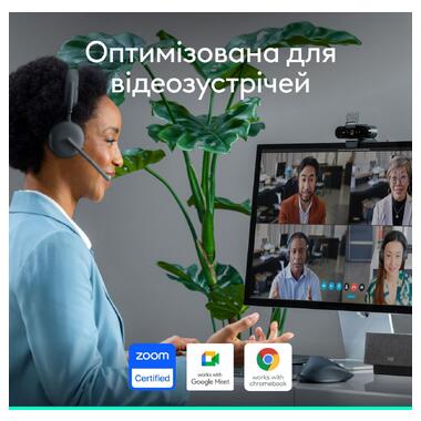 Веб-камера Logitech Brio 4K for Business Graphite (960-001746) фото №6