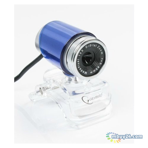 Веб-камера Gembird CAM100U-B Blue с микрофоном фото №1
