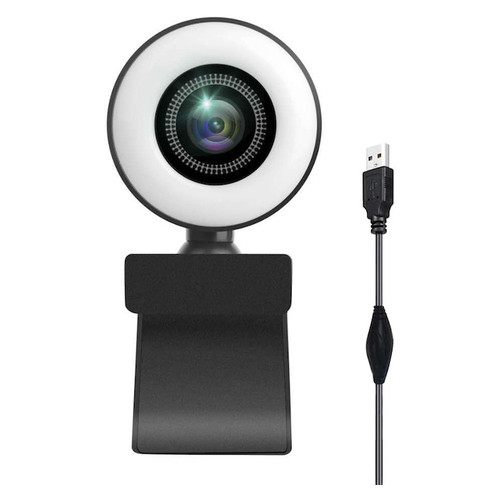 Веб-камера WebCam Q25 Full HD 1080p з автофокусом та мікрофоном Чорний фото №4