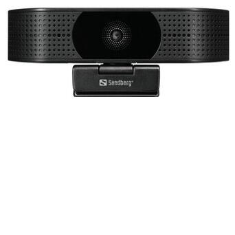 Веб-камера Sandberg Webcam Pro Elite 4K UHD (IMX258) Autofocus USB-A/USB-C (134-28) фото №1