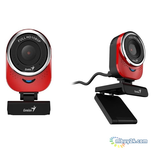 Веб-камера Genius QCam 6000 Full HD Red (32200002401) фото №1
