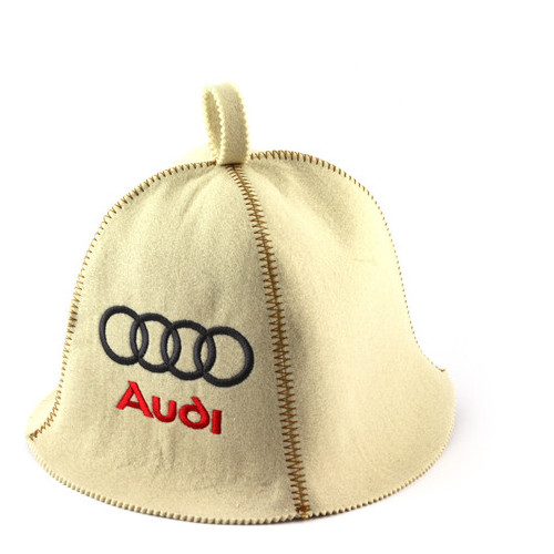Банна шапка Luxyart Audi штучний фетр білий (LA-317) фото №1
