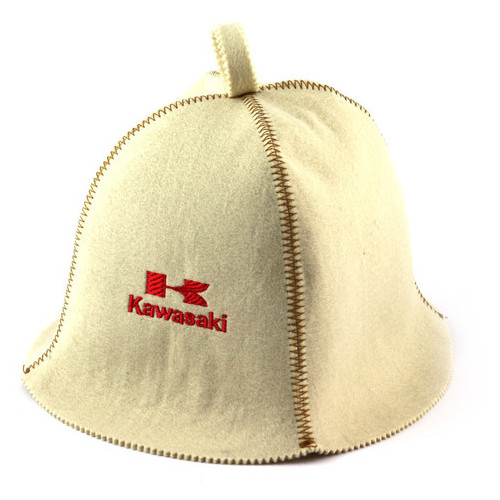 Банна шапка Luxyart Kawasaki штучний фетр білий (LA-305) фото №1