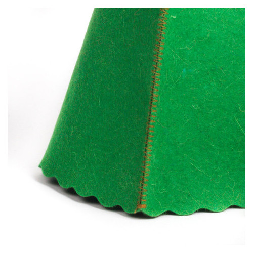 Банна шапка Luxyart натуральна повсть зелена (LA-999) фото №3