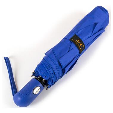 Напівавтоматична жіноча парасолька SL синій  фото №2