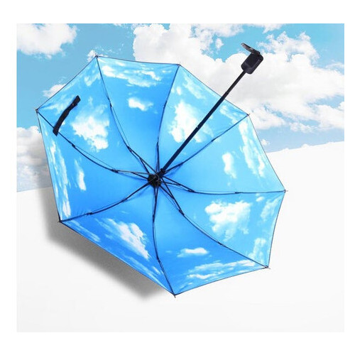 Гарні складні парасольки Небо (ЗН-017а) фото №4