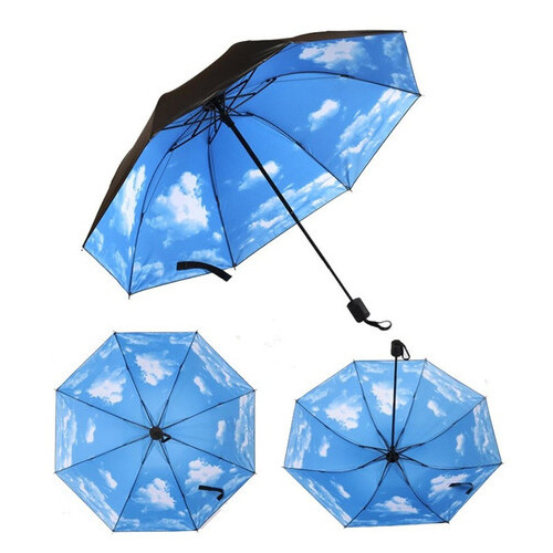 Гарні складні парасольки Небо (ЗН-017а) фото №3